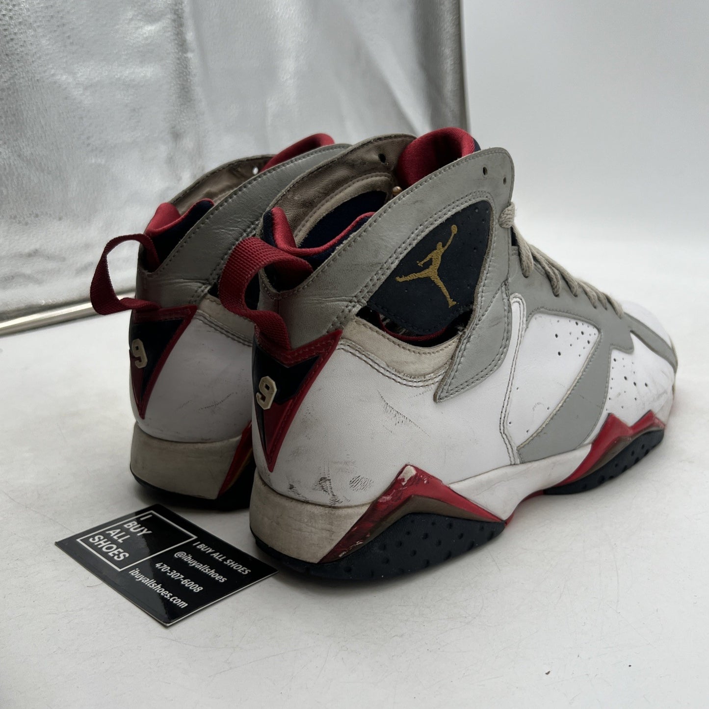 Size 9.5 - Air Jordan 7 Retro 2012 Olympic (304775-135)