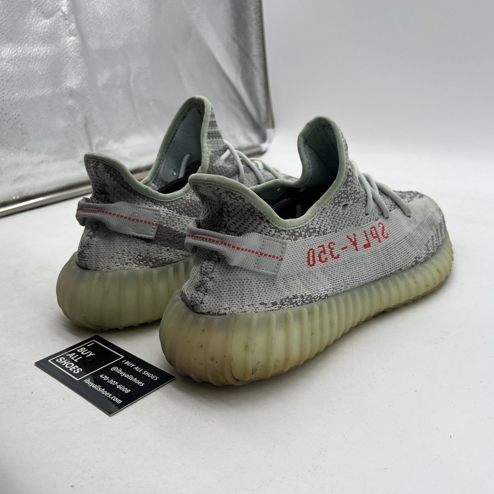 Size 13 - adidas Yeezy Boost 350 V2 Low Blue Tint (B37571)