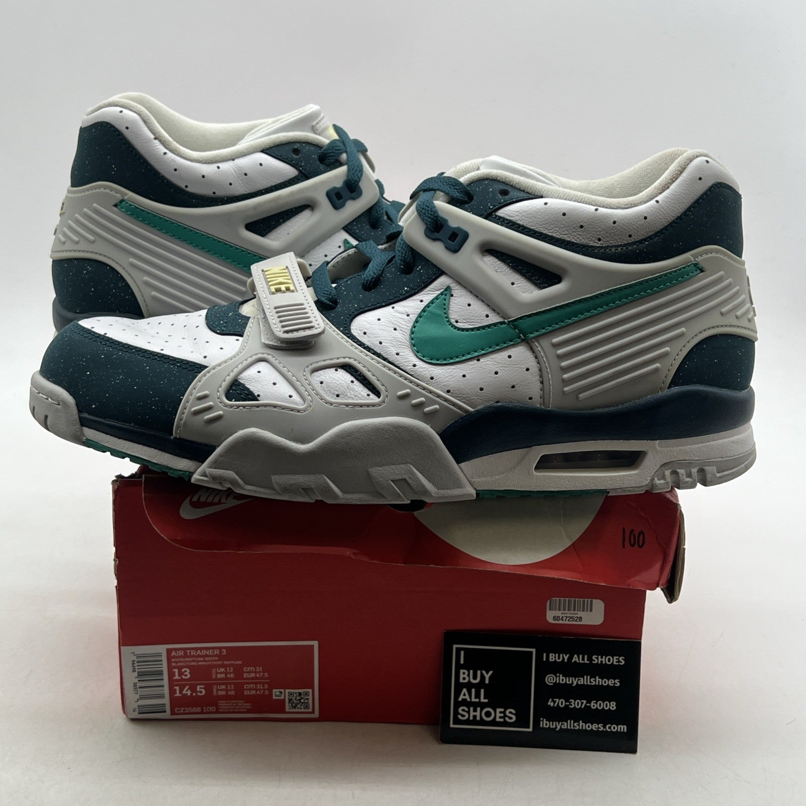 Size 13 - Nike Air Max Trainer 3 Midnight Turquoise (CZ3568-100)