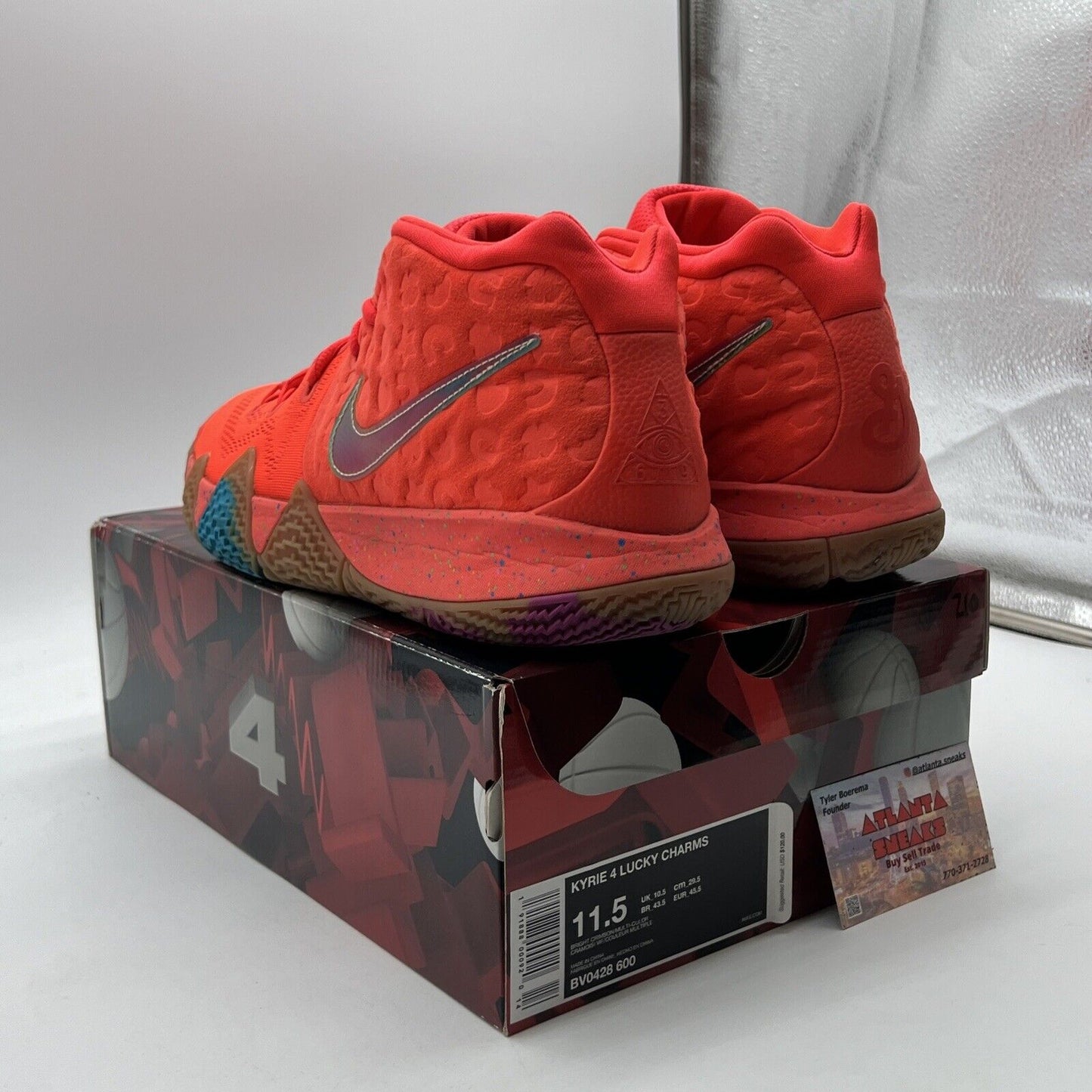 Size 11.5 - Nike Kyrie 4 Lucky Charms (BV0428-600)