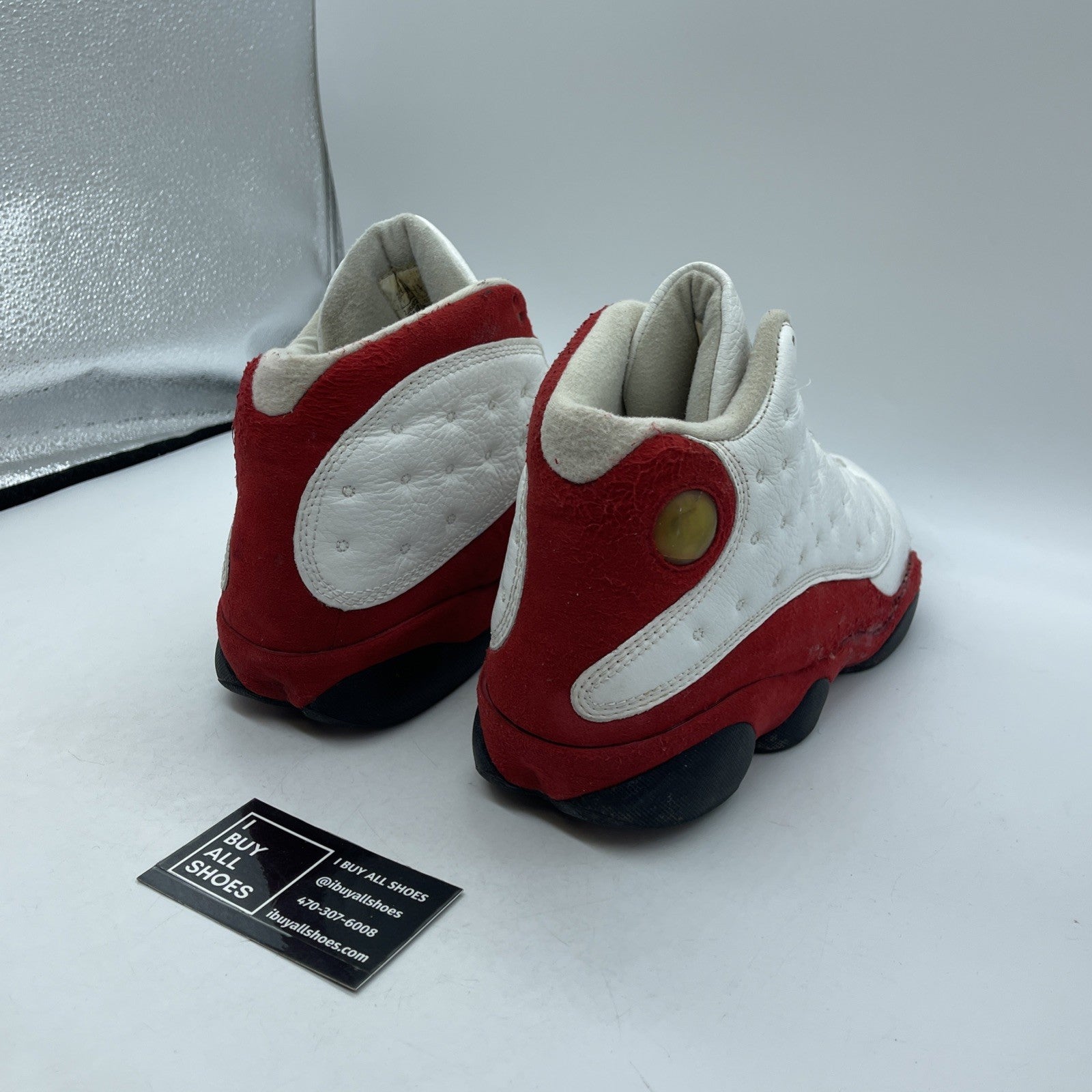 Size 11.5 - Air Jordan 13 OG 1998 Cherry Red Leather Suede Leather (136002-101)