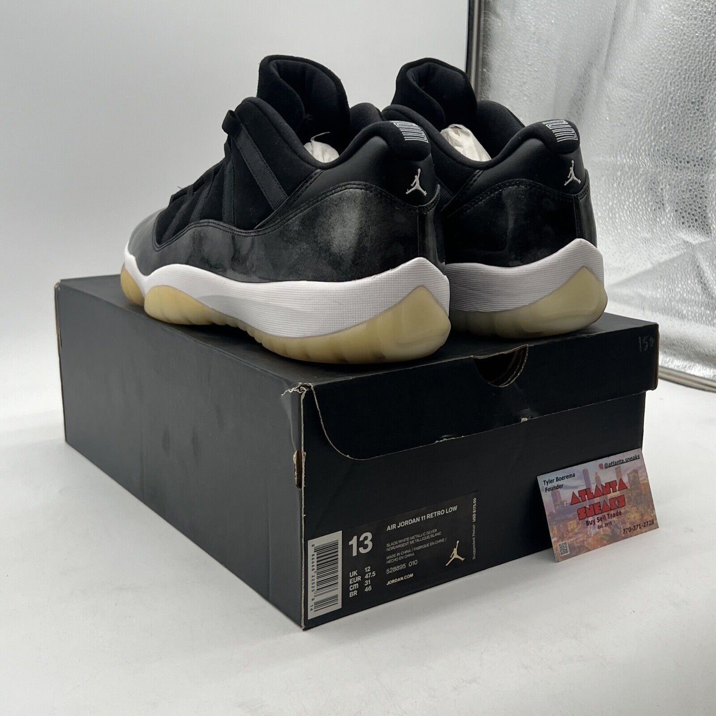 Size 13 - Air Jordan 11 Retro Low Barons (528895-010)