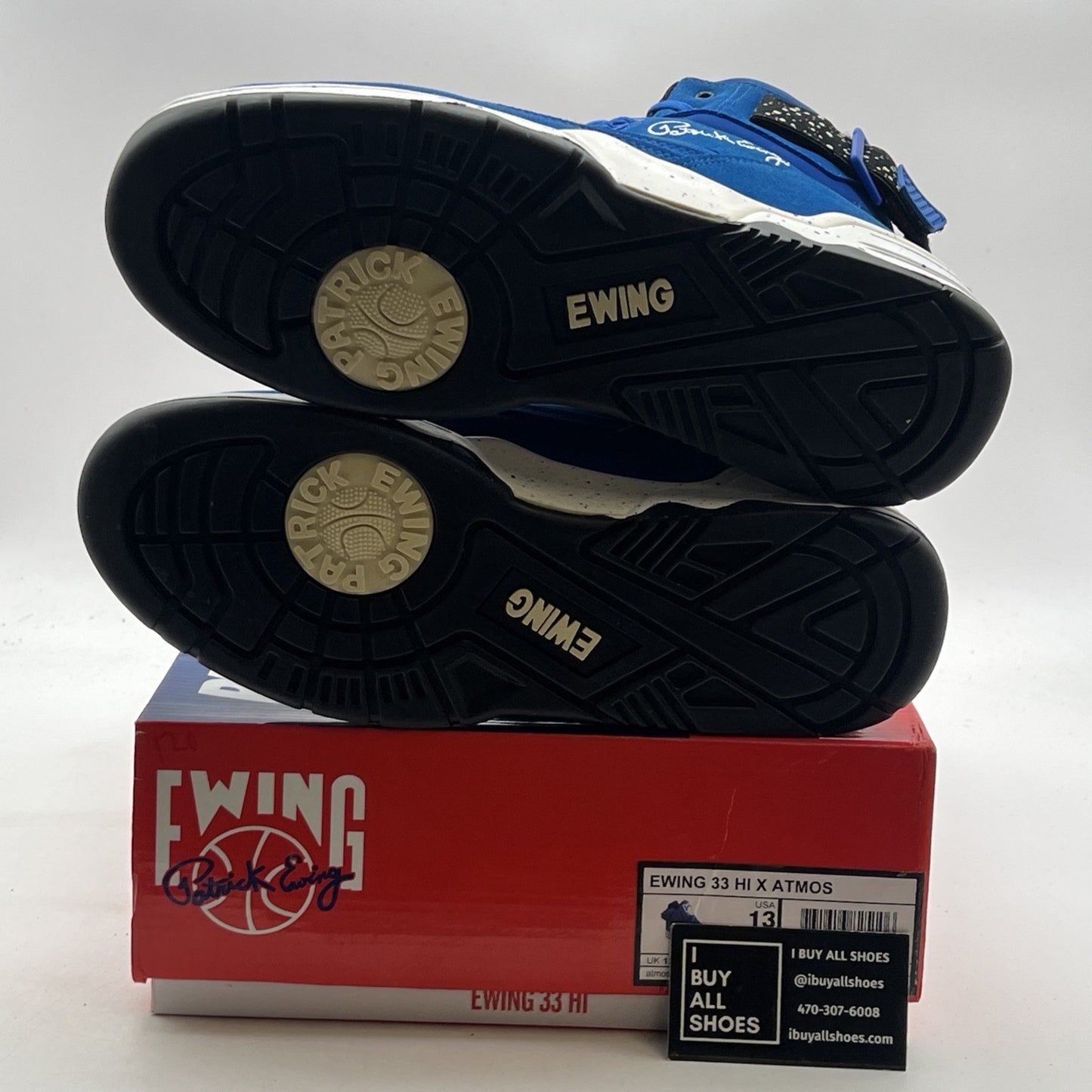 Size 13 - Ewing 33 HI x Atmos Glow In The Dark  (1EW90125-410)
