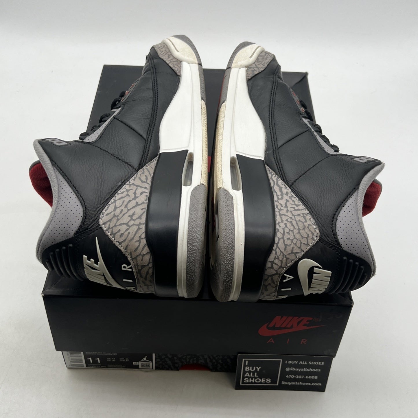 Size 11 - Air Jordan 3 Retro OG 2024 Black Cement (DN3707-010)