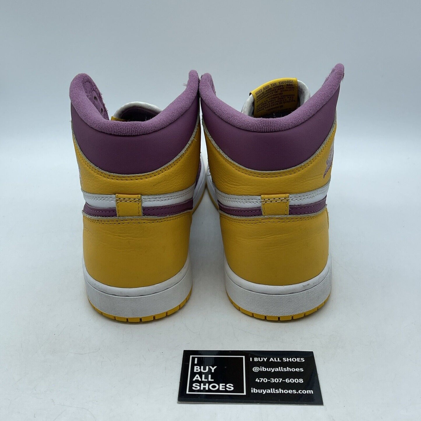 Size 10.5 - Jordan 1 Retro High OG Brotherhood Purple White Yellow (555088-706)