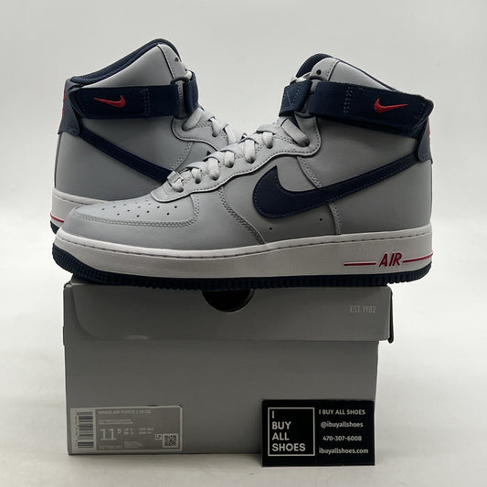 Size 11.5 - Nike Air Force 1 High New England Patriots W (DZ7338-001)