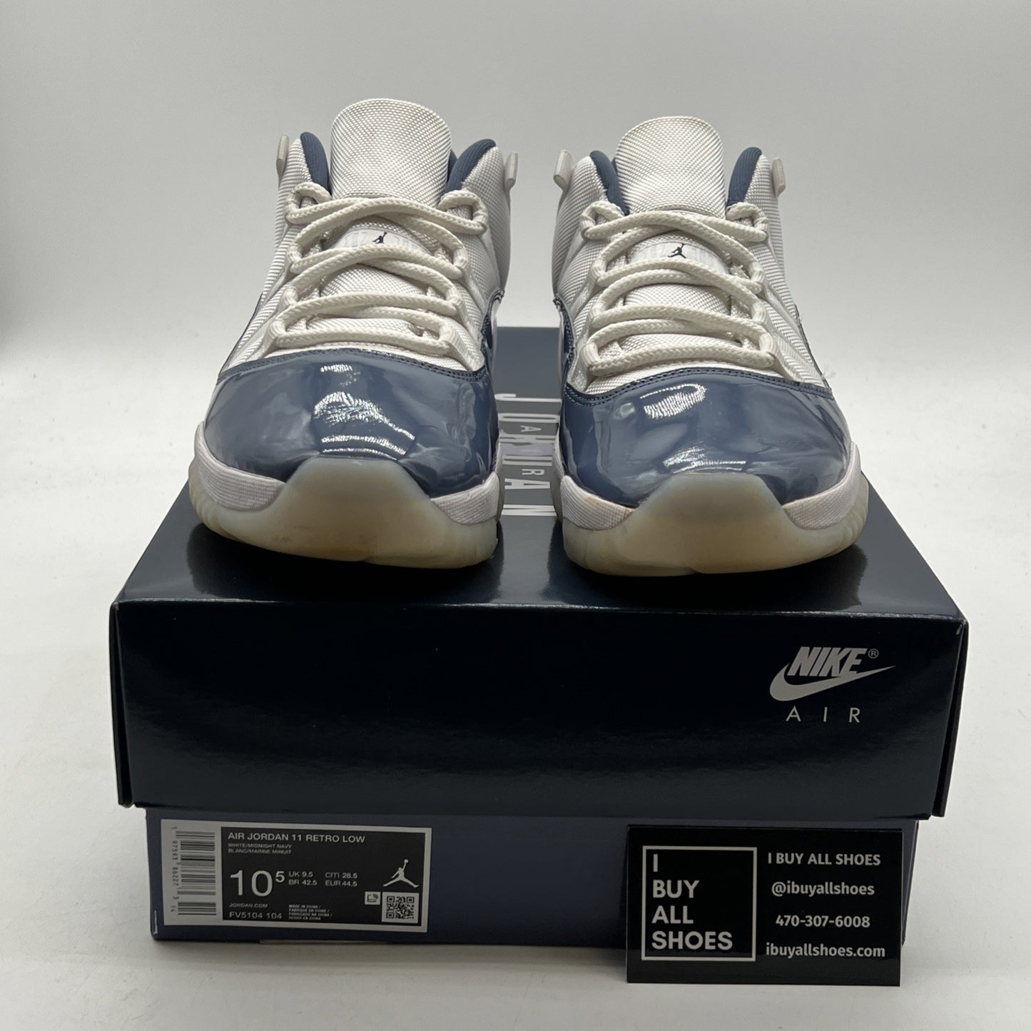 Size 10.5 - Air Jordan 11 Retro Low Diffused Blue (FV5104-104)