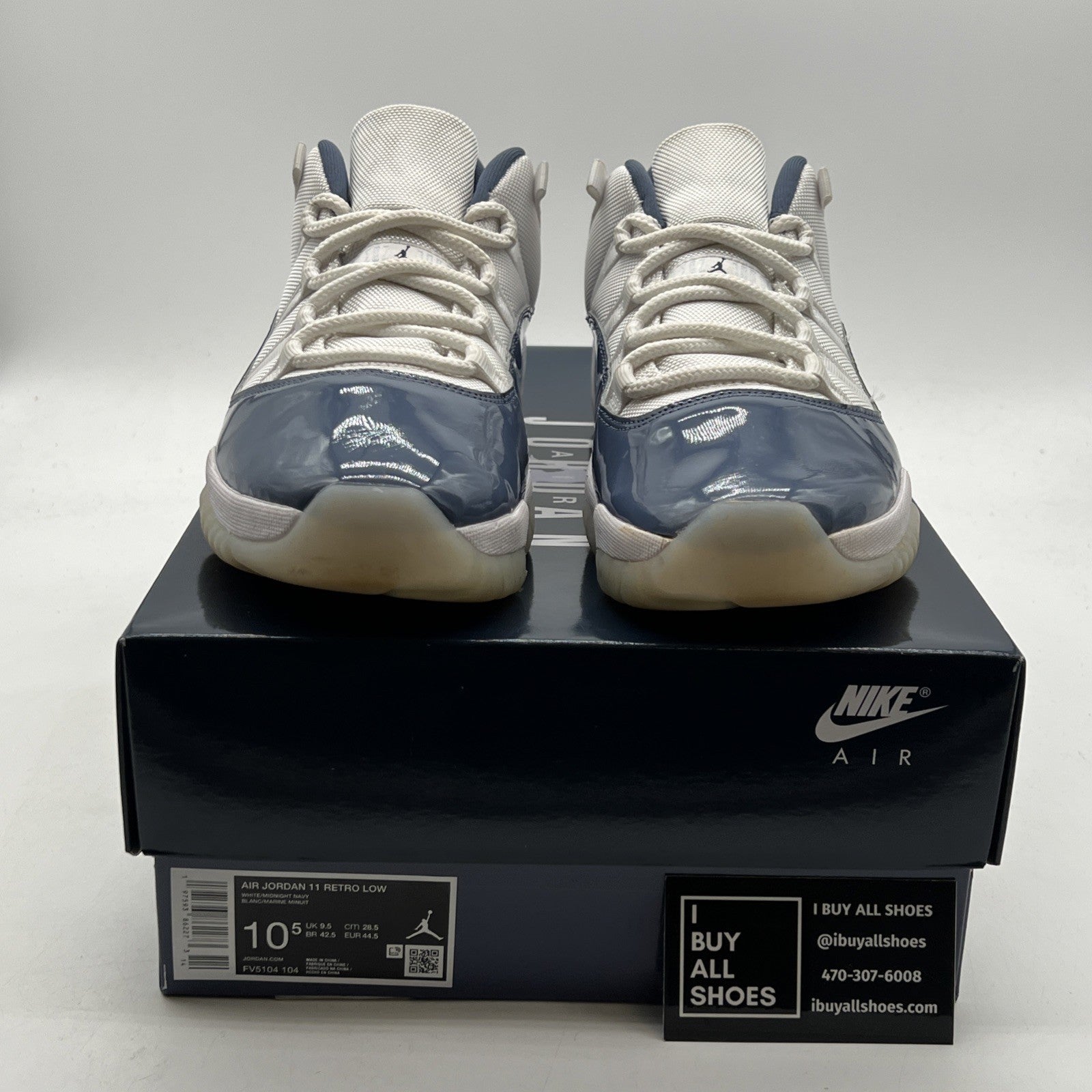 Size 10.5 - Air Jordan 11 Retro Low Diffused Blue (FV5104-104)
