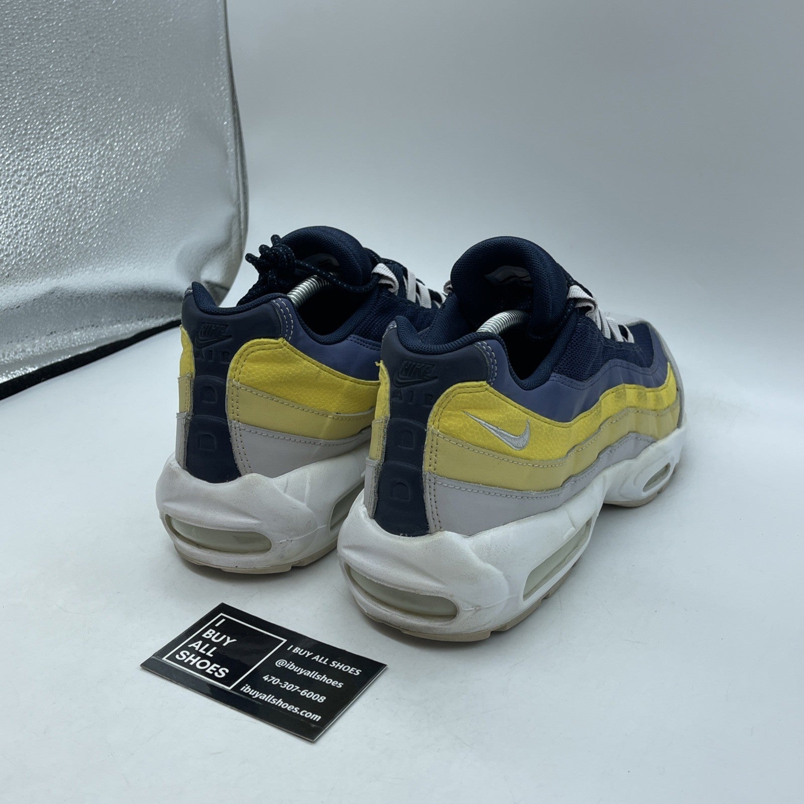 Size 10.5 - Nike Air Max 95 Essential Lemon Wash Suede Leather (749766-107)