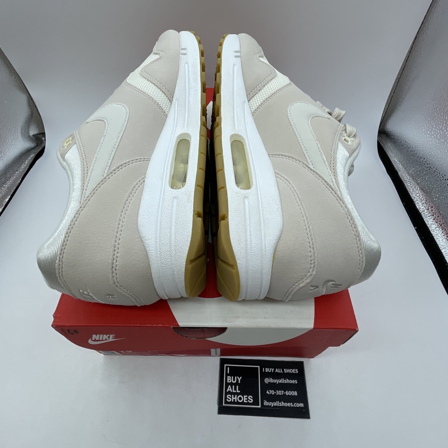 Size 12W - Nike Air Max 1 Desert Sand (319986-036)