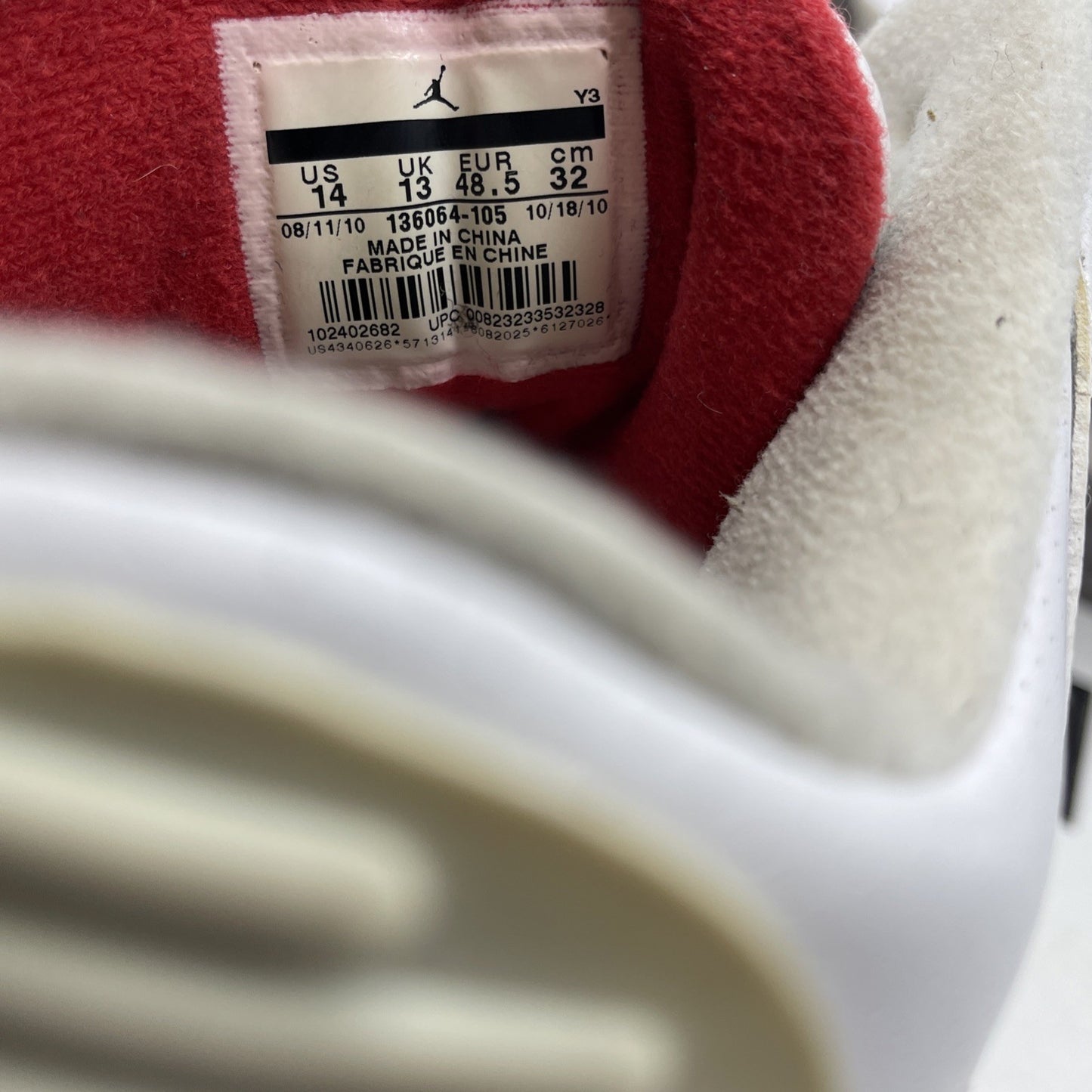 Size 14 - Air Jordan 3 Retro White Cement 2011 (136064-105)