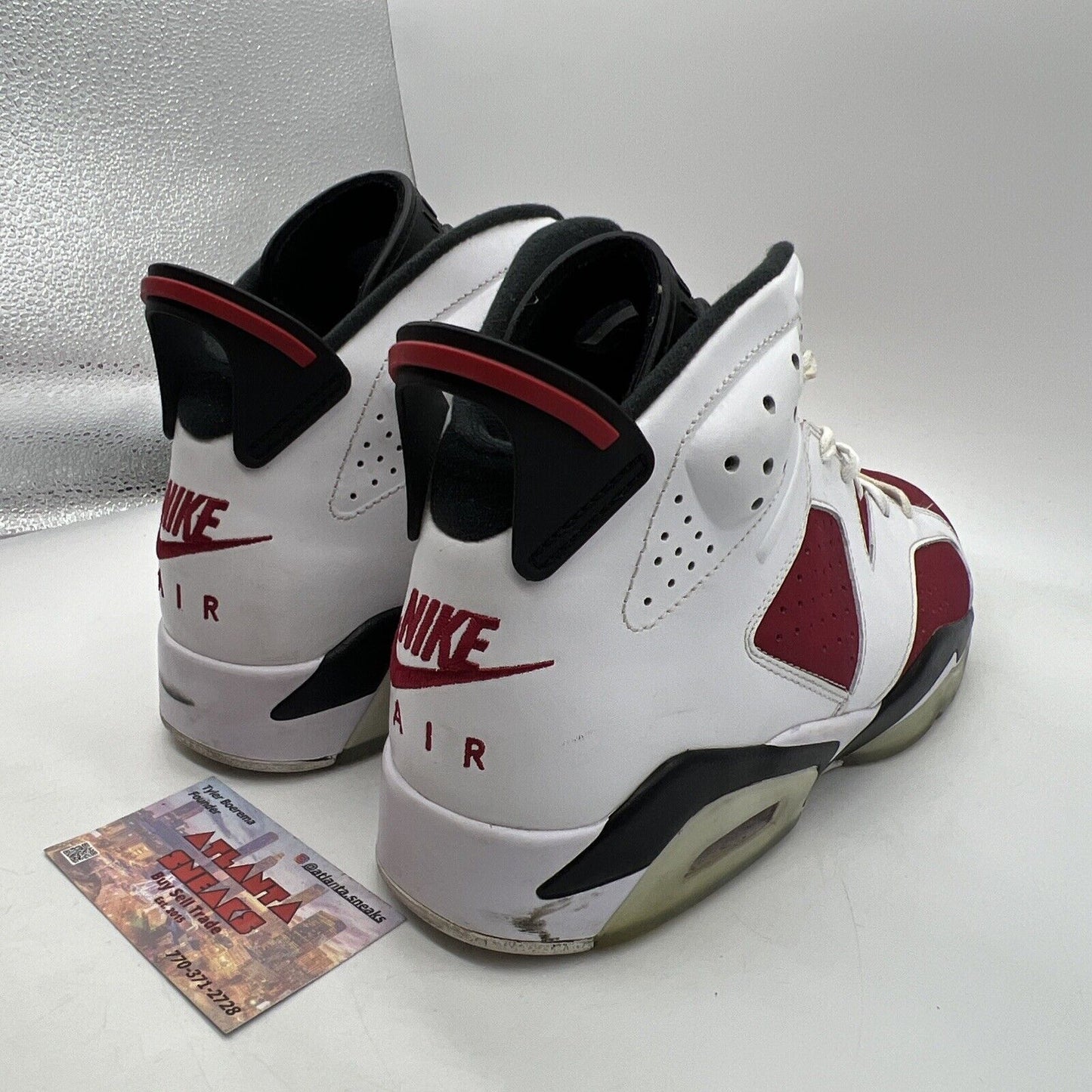 Size 9.5 - Jordan 6 Retro OG Mid Carmine White Leather Suede (CT8529-106)