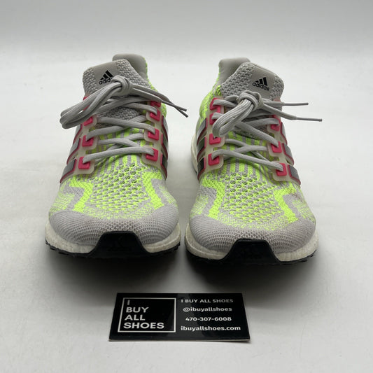 Size 9.5 - adidas UltraBoost 5.0 DNA Dash Grey Signal Green (G58755)
