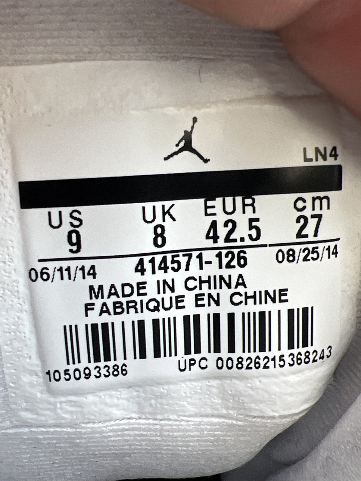 Size 9 - Air Jordan 13 Retro 2014 Grey Toe (414571-126)