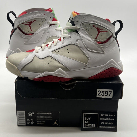 Size 9.5 - Air Jordan 7 Retro 2015 Hare (304775-125)