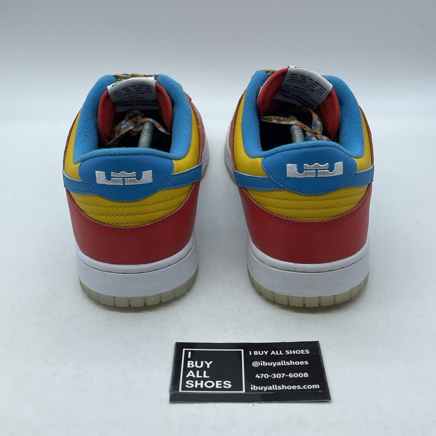 Size 14 - Nike Dunk Low x LeBron James x Fruity Pebbles Red (DH8009-600)