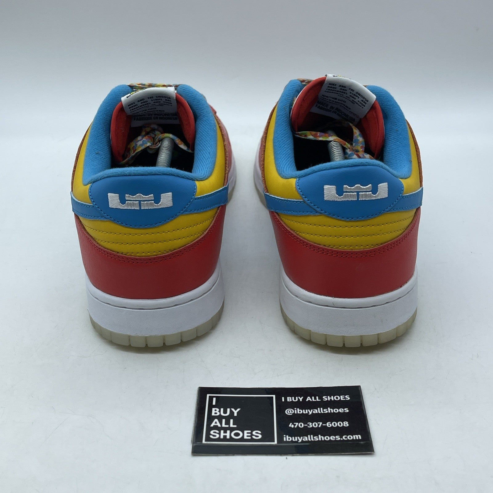 Size 14 - Nike Dunk Low x LeBron James x Fruity Pebbles Red (DH8009-600)
