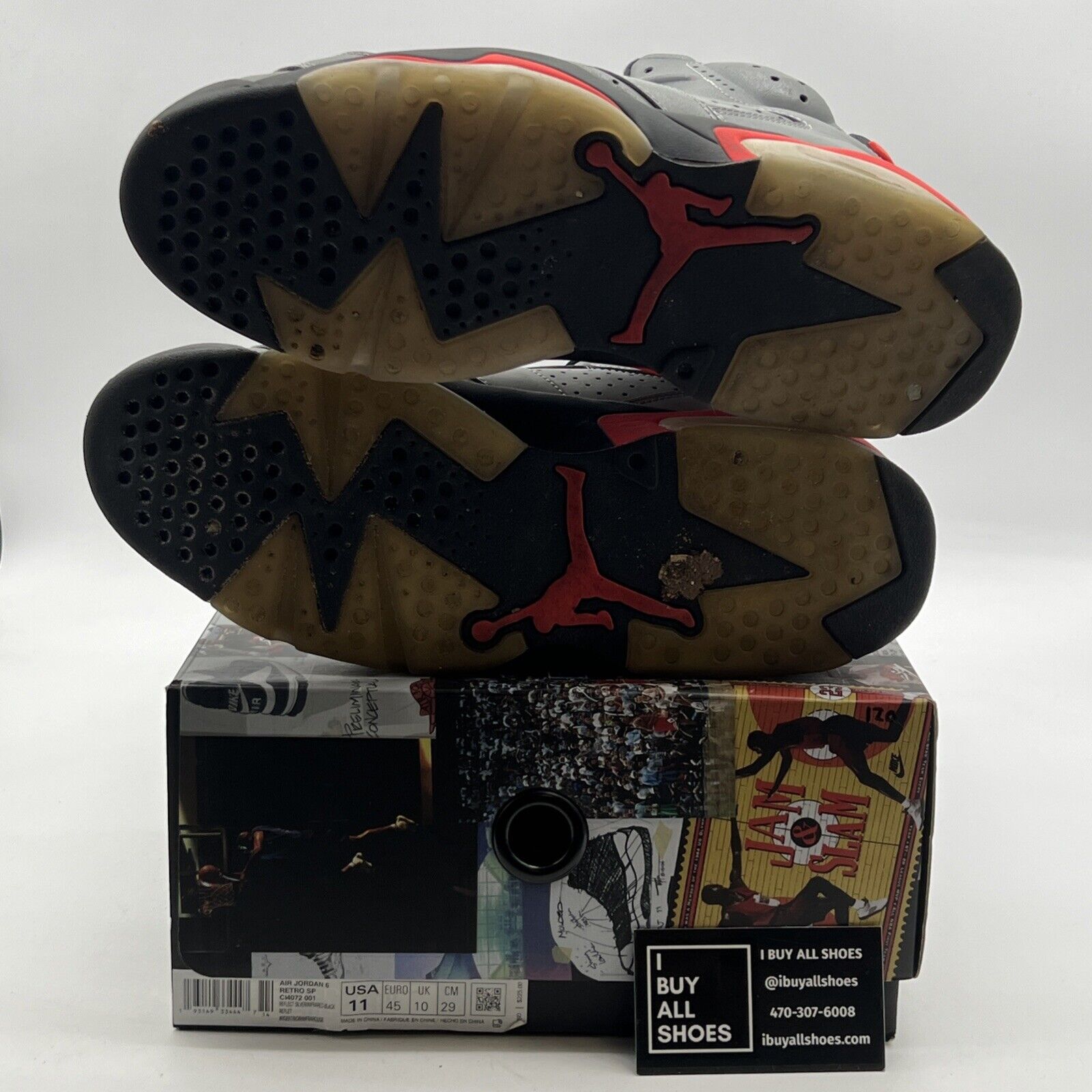 Size 11 - Air Jordan 6 Retro SP Reflections Of A Champion (CI4072-001)