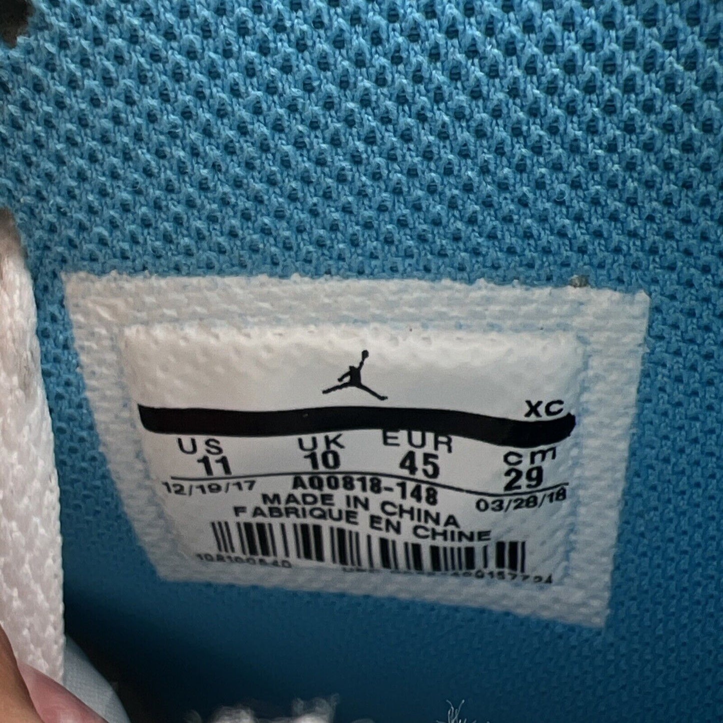 Size 11 - Air Jordan 1 Retro OG x Off-White High UNC (AQ0818-148)