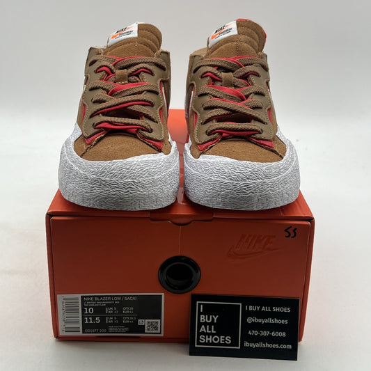 Size 10 - Nike sacai x Blazer Low British Tan (DD1877-200)