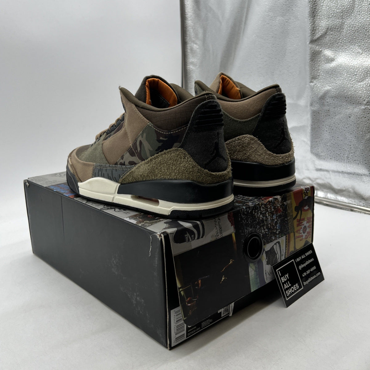 Size 8.5 - Air Jordan 3 Retro Patchwork 2021 (DO1830-200)