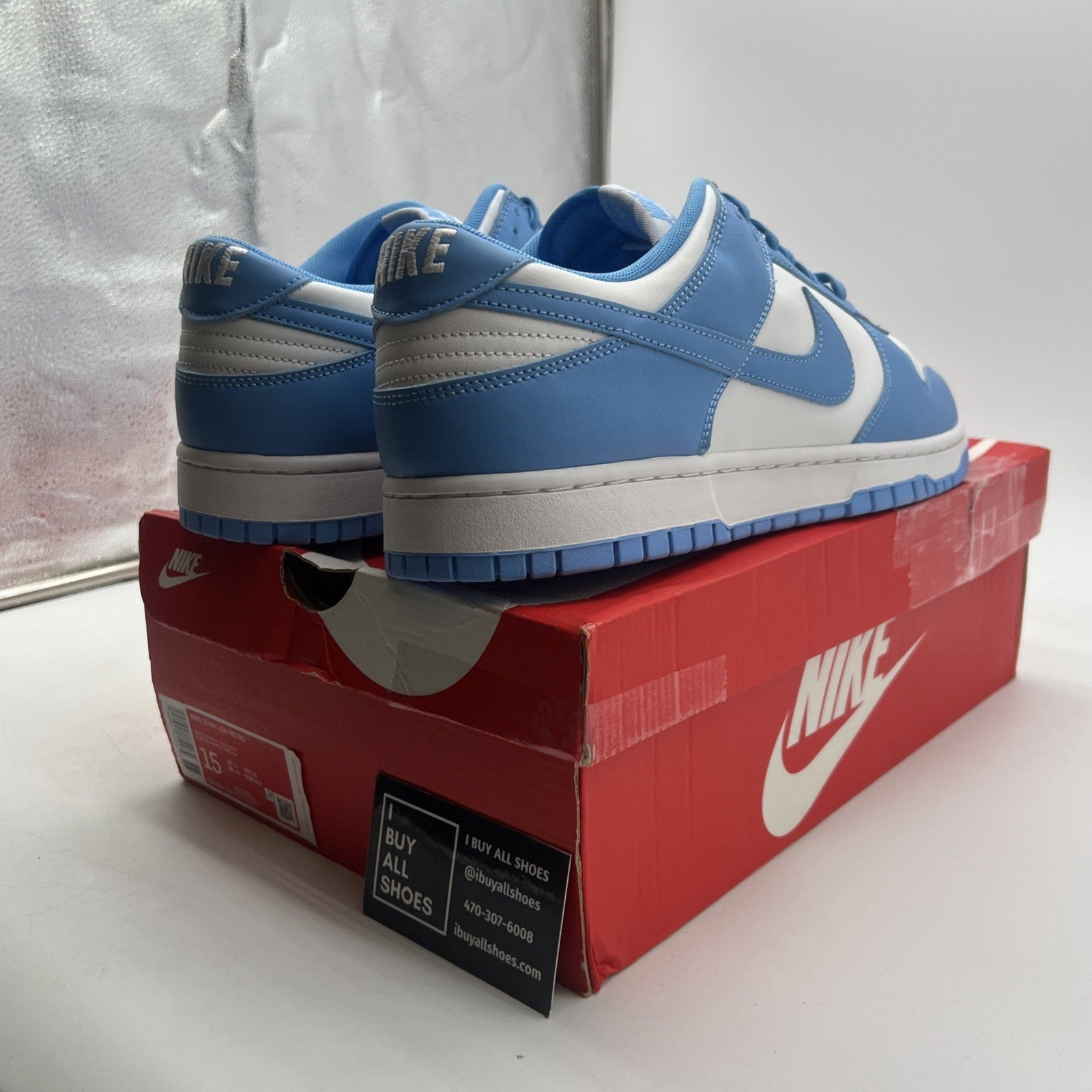 Size 15 - Nike Dunk Low University Blue (DD1391-102)