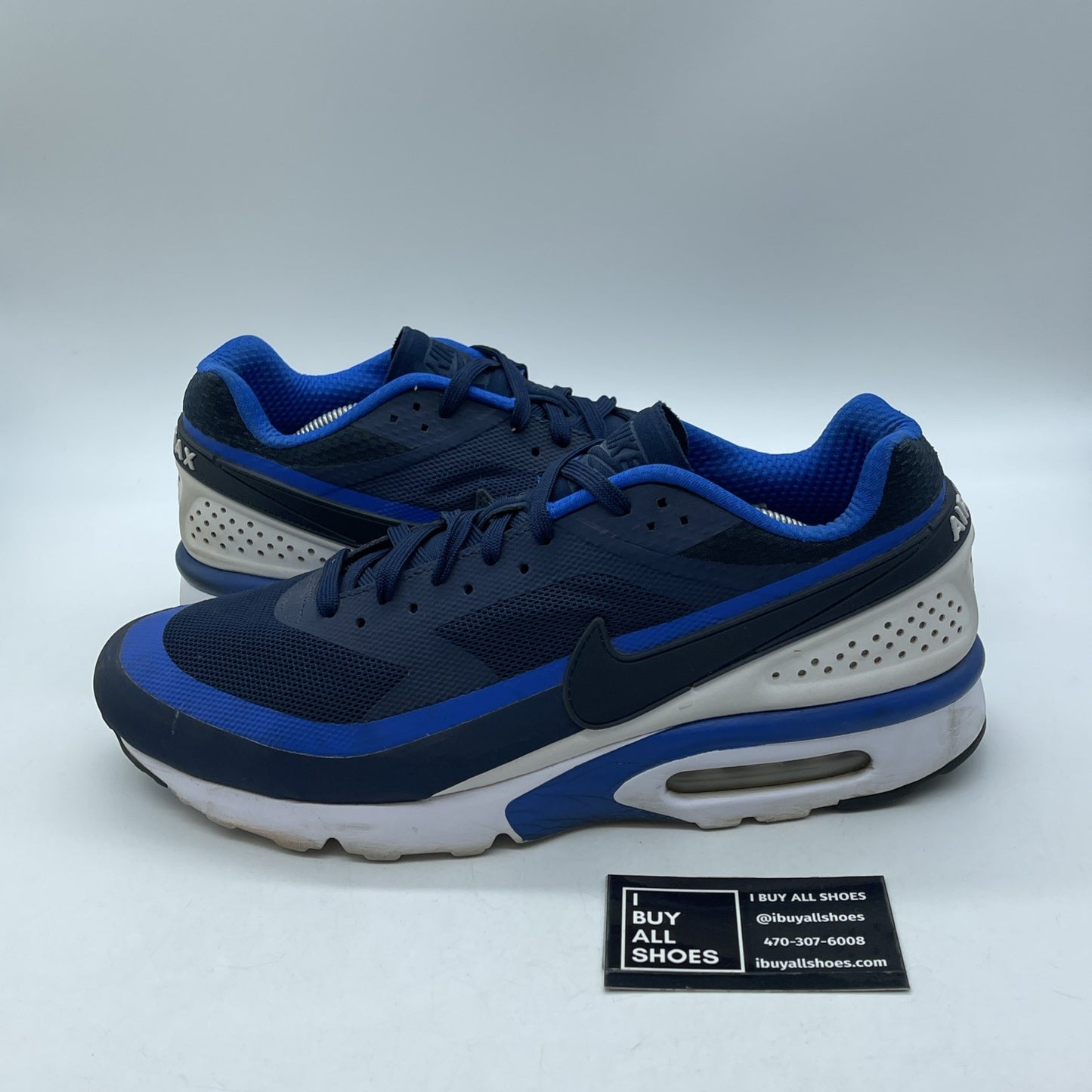 Size 13 - Nike Air Max BW Ultra Blue White 2016 Suede Leather (819475-404)