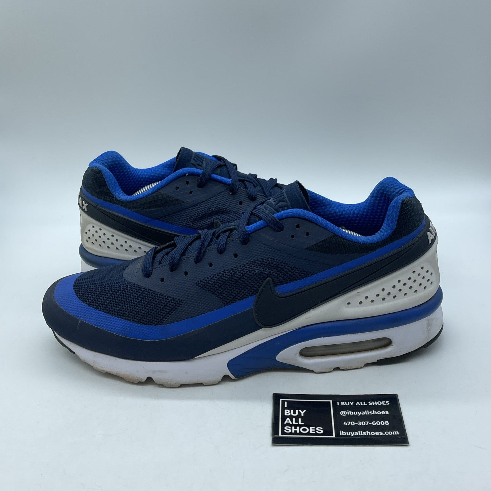 Size 13 - Nike Air Max BW Ultra Blue White 2016 Suede Leather (819475-404)