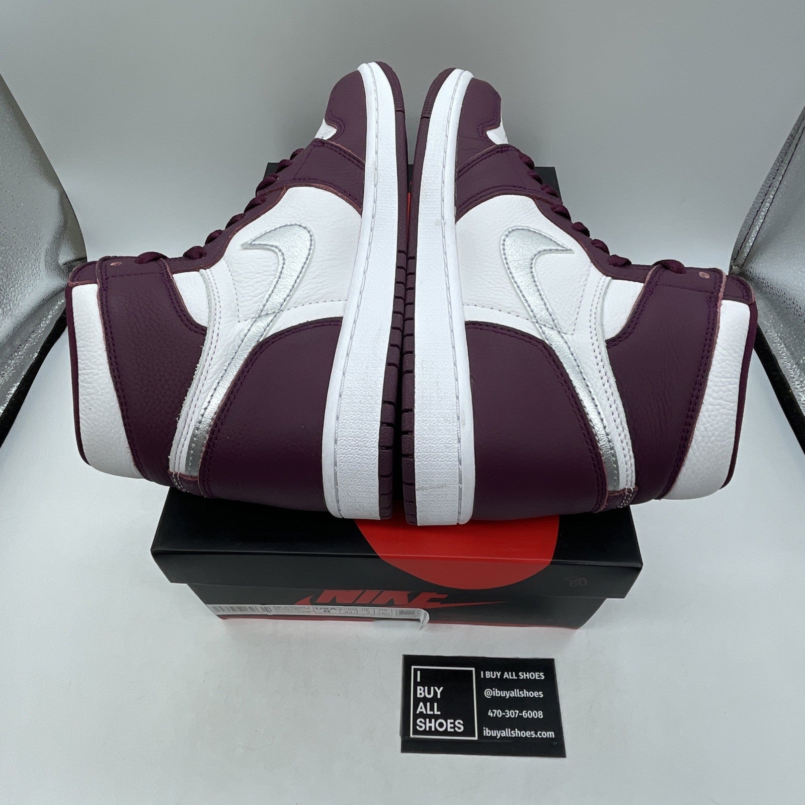Size 8 - Air Jordan 1 Retro High OG Bordeaux (555088-611)