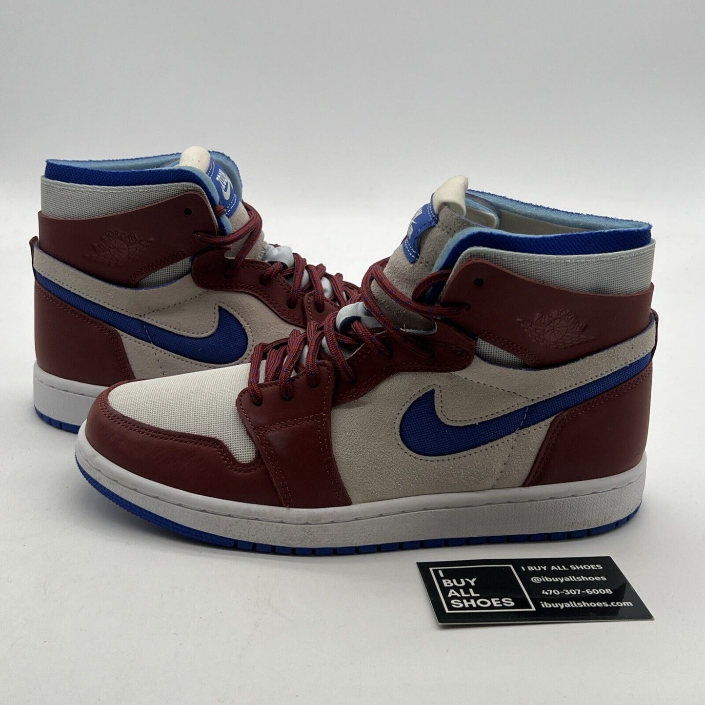 Size 9 - Air Jordan 1 Zoom Comfort Redstone W (CT0979-104)