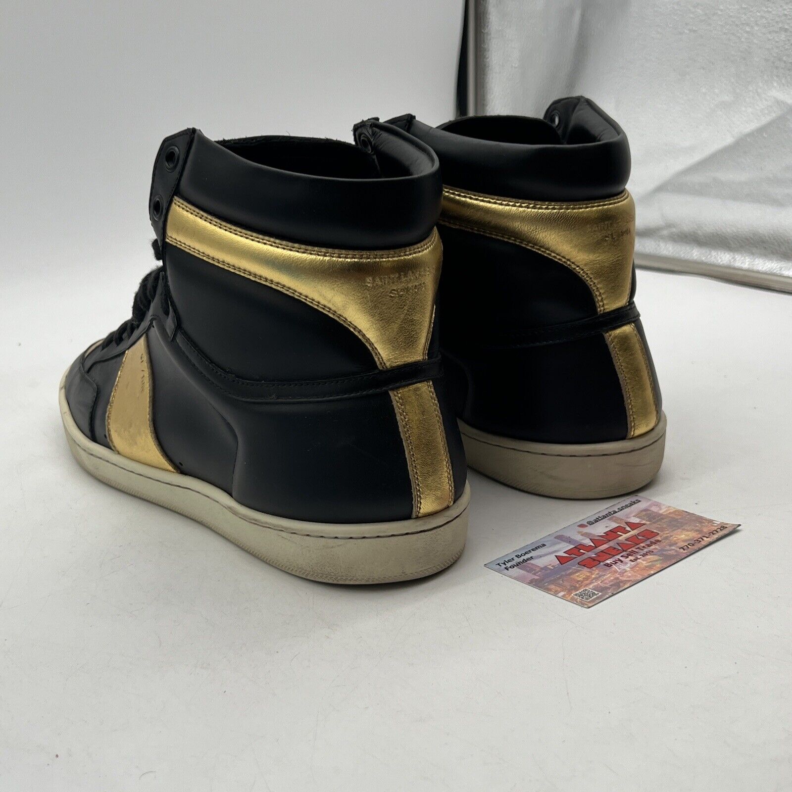 Size 8.5 - Saint Laurent [SL/10H] High-Top Sneakers