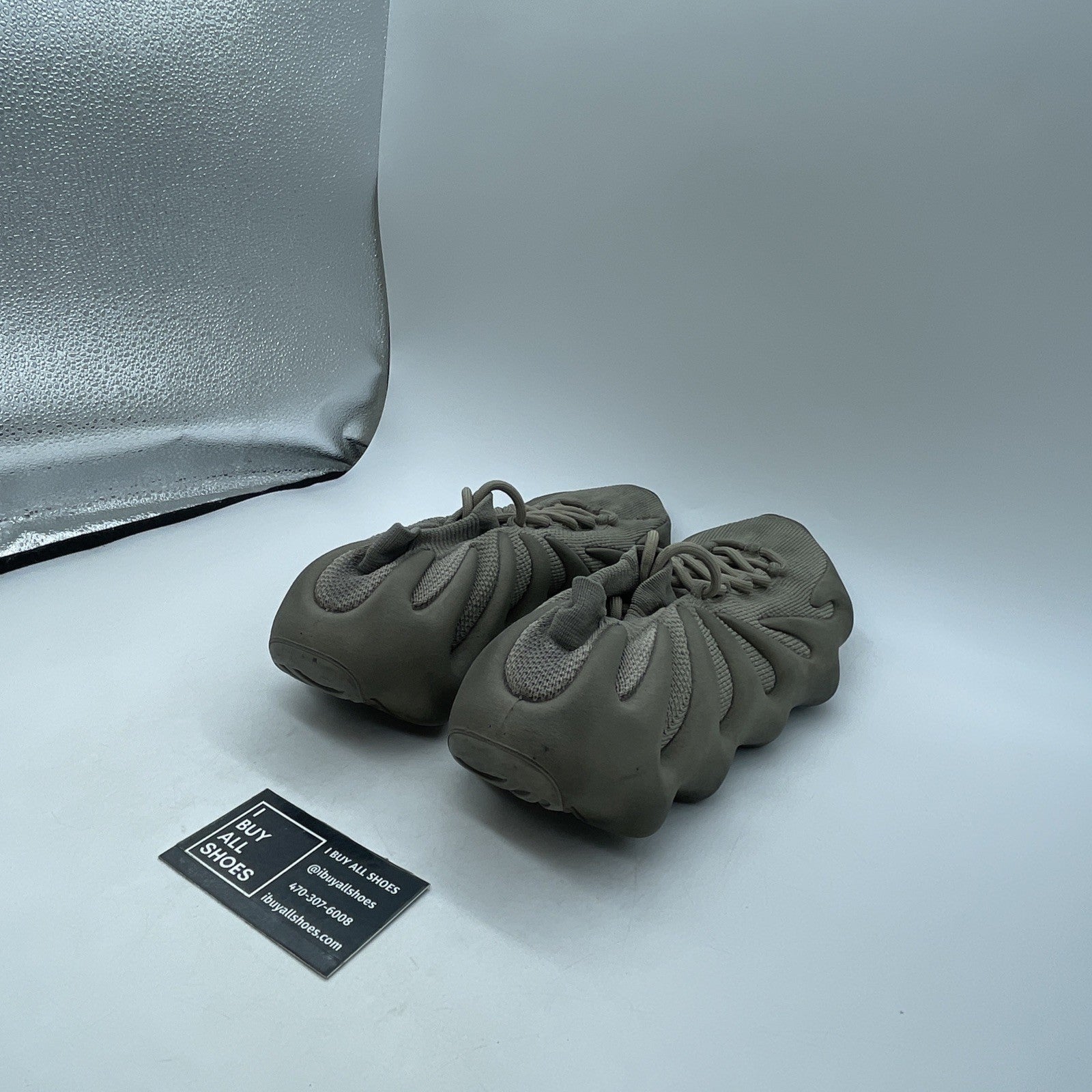 Size 10.5 - Adidas Yeezy 450 Stone Flax Brown Suede (ID1623)