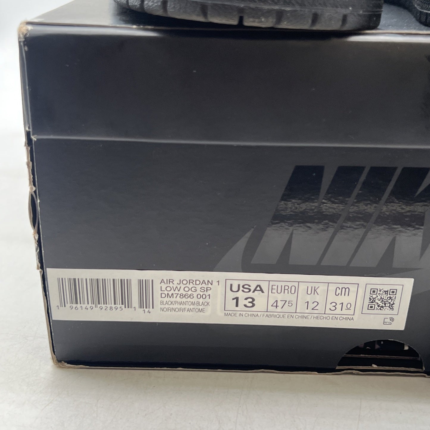Size 13 - Air Jordan 1 Retro Low OG SP x Travis Scott Black Phantom (DM7866-001)