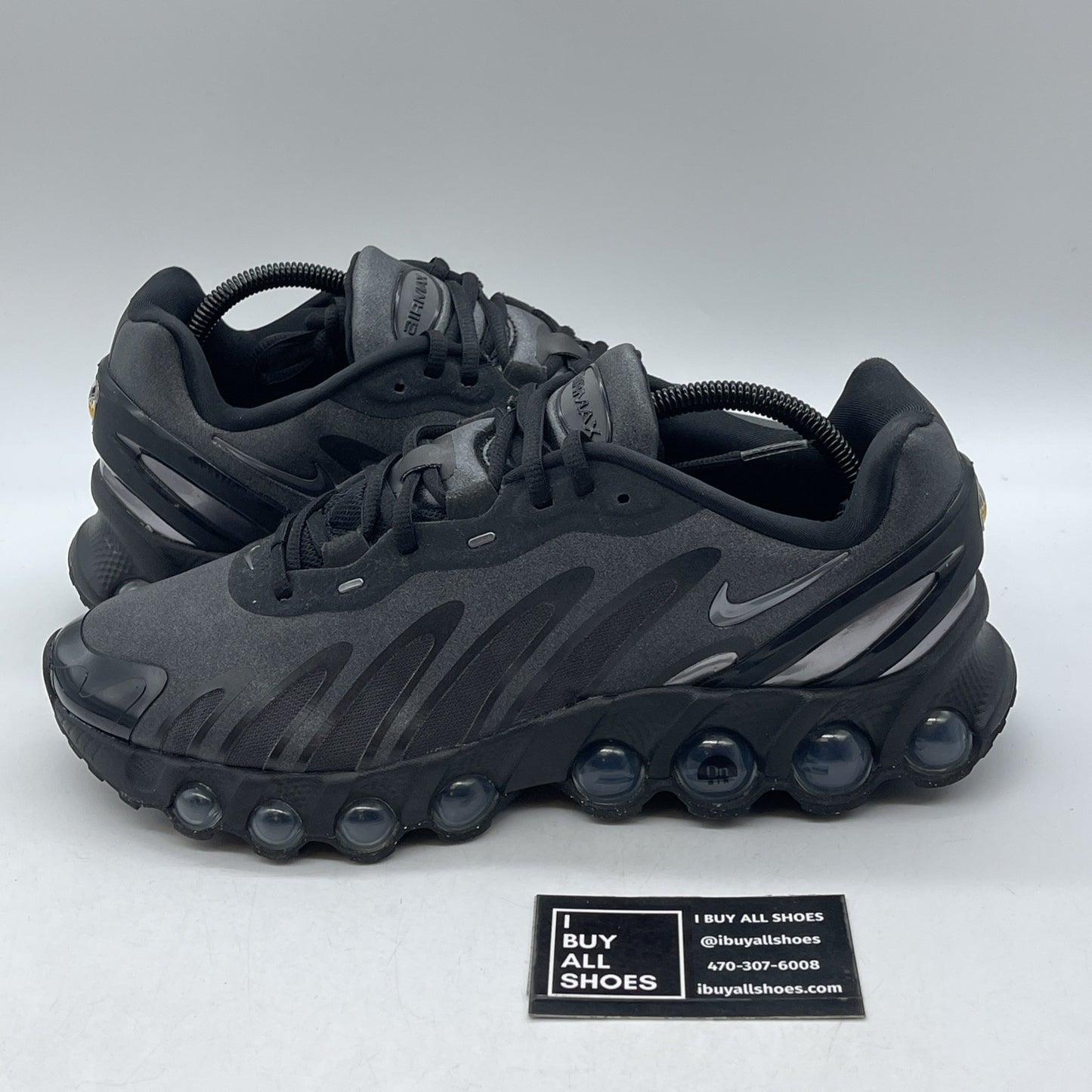 Size 11.5W - Nike Air Max DN8 Black Metallic Dark Grey (HF5509-002)