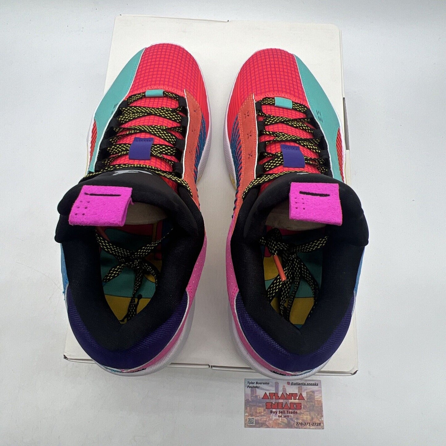 Size 11 - Air Jordan 35 DS PF Low Reflexology White Yellow Blue Red (DJ2831-300)