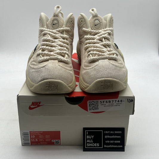 Size 10 - Nike Stussy x Air Penny 2 Fossils (DQ5674-200)