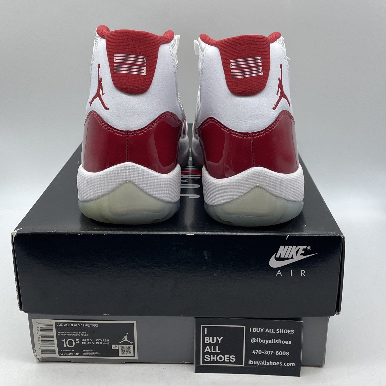 Size 10.5 - Air Jordan 11 Retro High Cherry (CT8012-116)