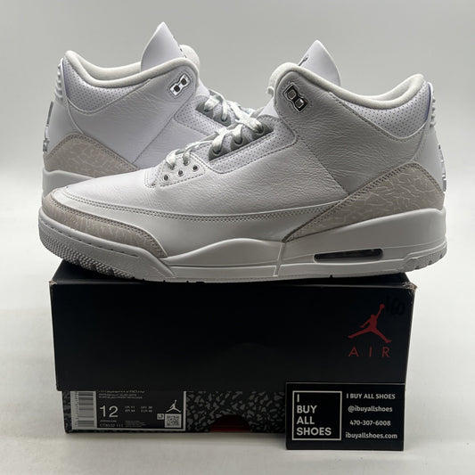 Size 12 - Air Jordan 3 Retro 2025 Pure Money (CT8532-111)