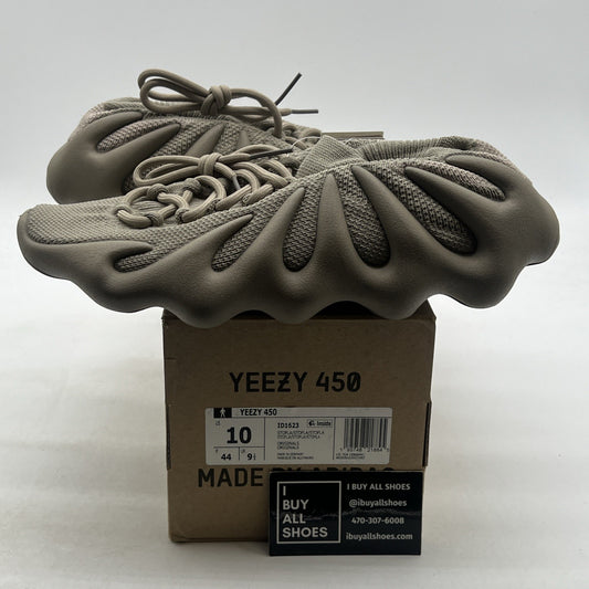Size 10 - Adidas Yeezy 450 Stone Flax Brown Suede (ID1623)
