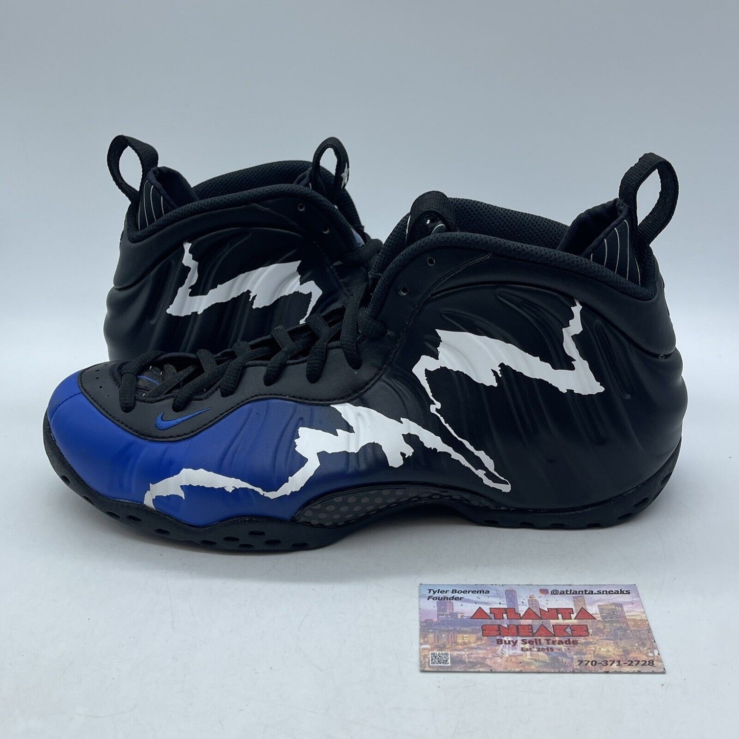 Size 10 - Nike Air Foamposite One 1996 All-Star Game Black Blue (CN0055-001)