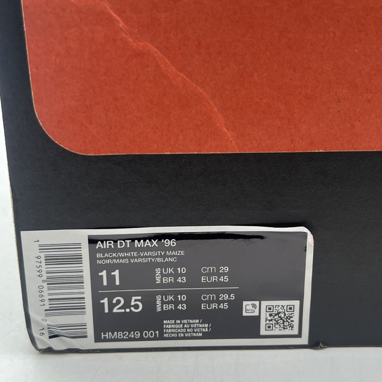 Size 11 - Nike Air DT Max ’96 2024 Black White Suede (HM8249-001)