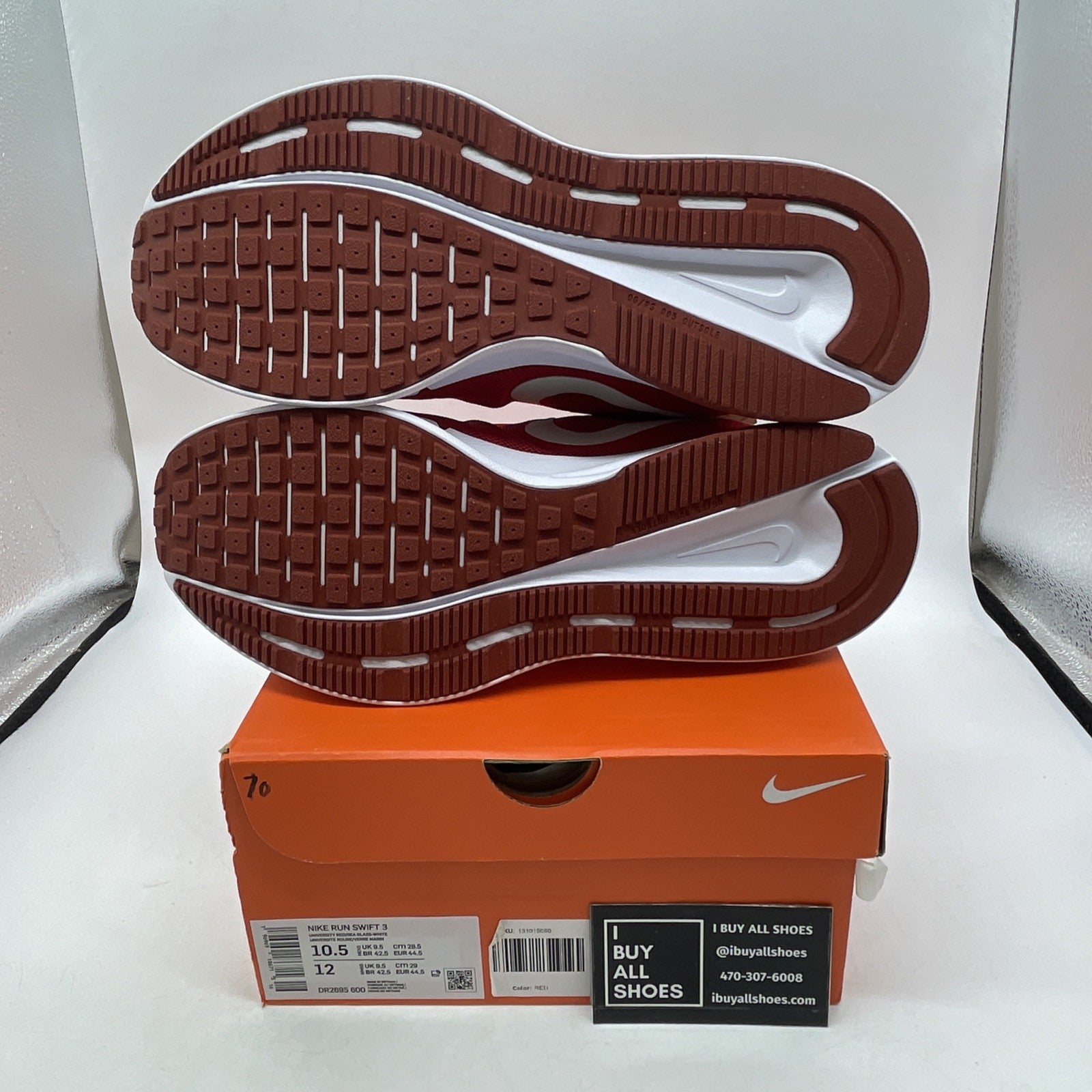 Size 10.5 - Nike Run Swift 3 University Red Sea Glass (DR2695-600)