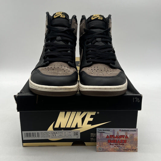 Size 11 - Jordan 1 Retro OG High Palomino Black Leather (DZ5485-020)
