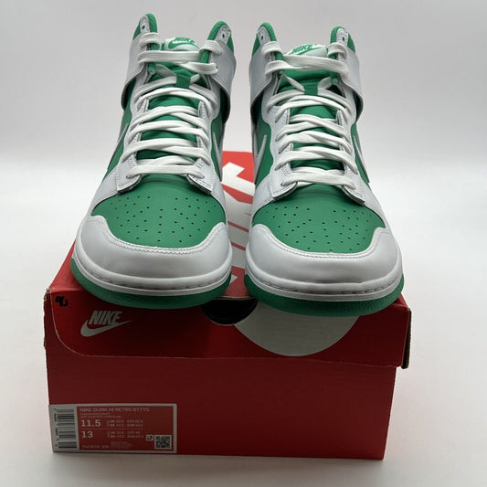 Size 11.5 - Nike Dunk High White Stadium Green (DV0829-300)