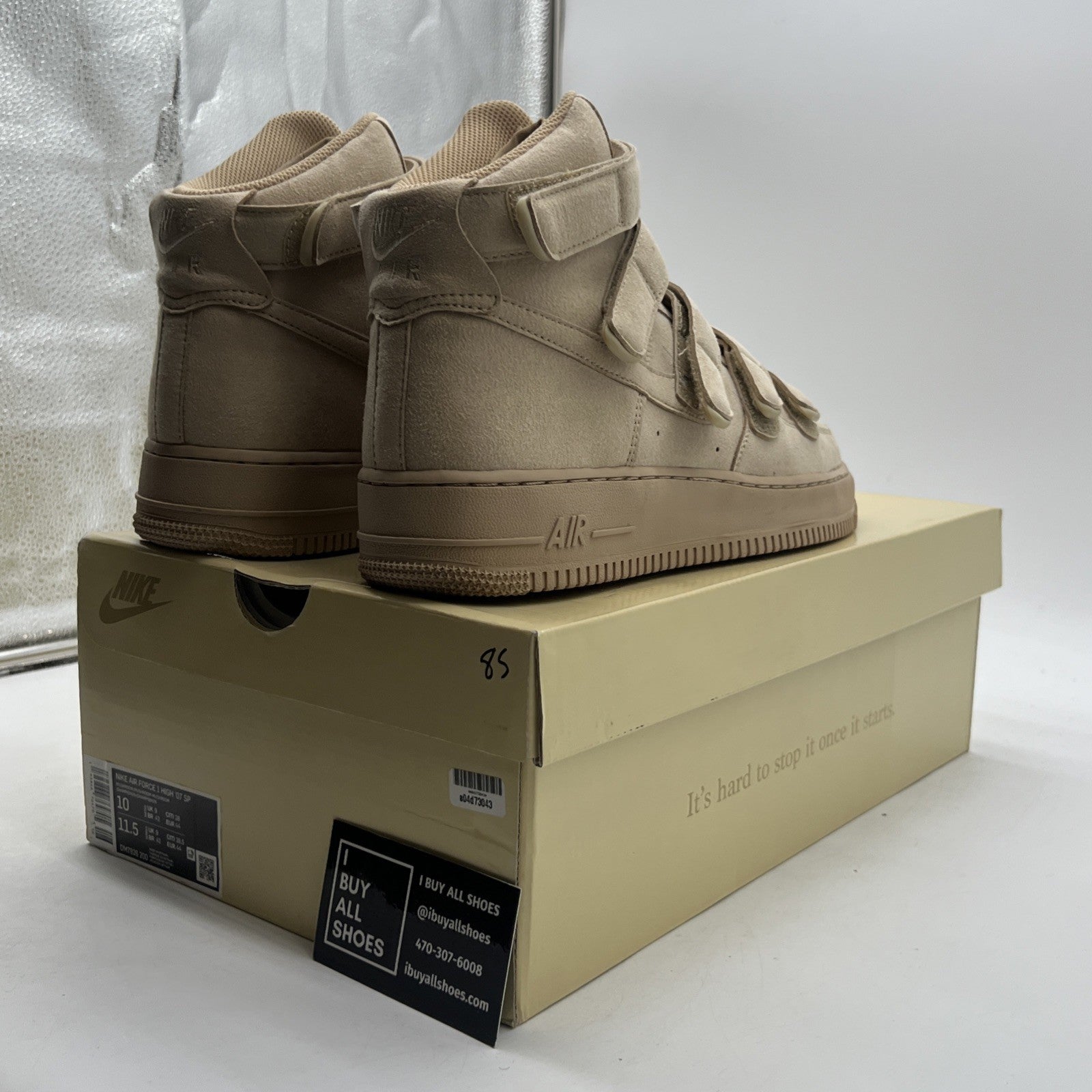 Size 10 - Nike Billie Eilish x Air Force 1 '07 SP High Mushroom (DM7926-200)