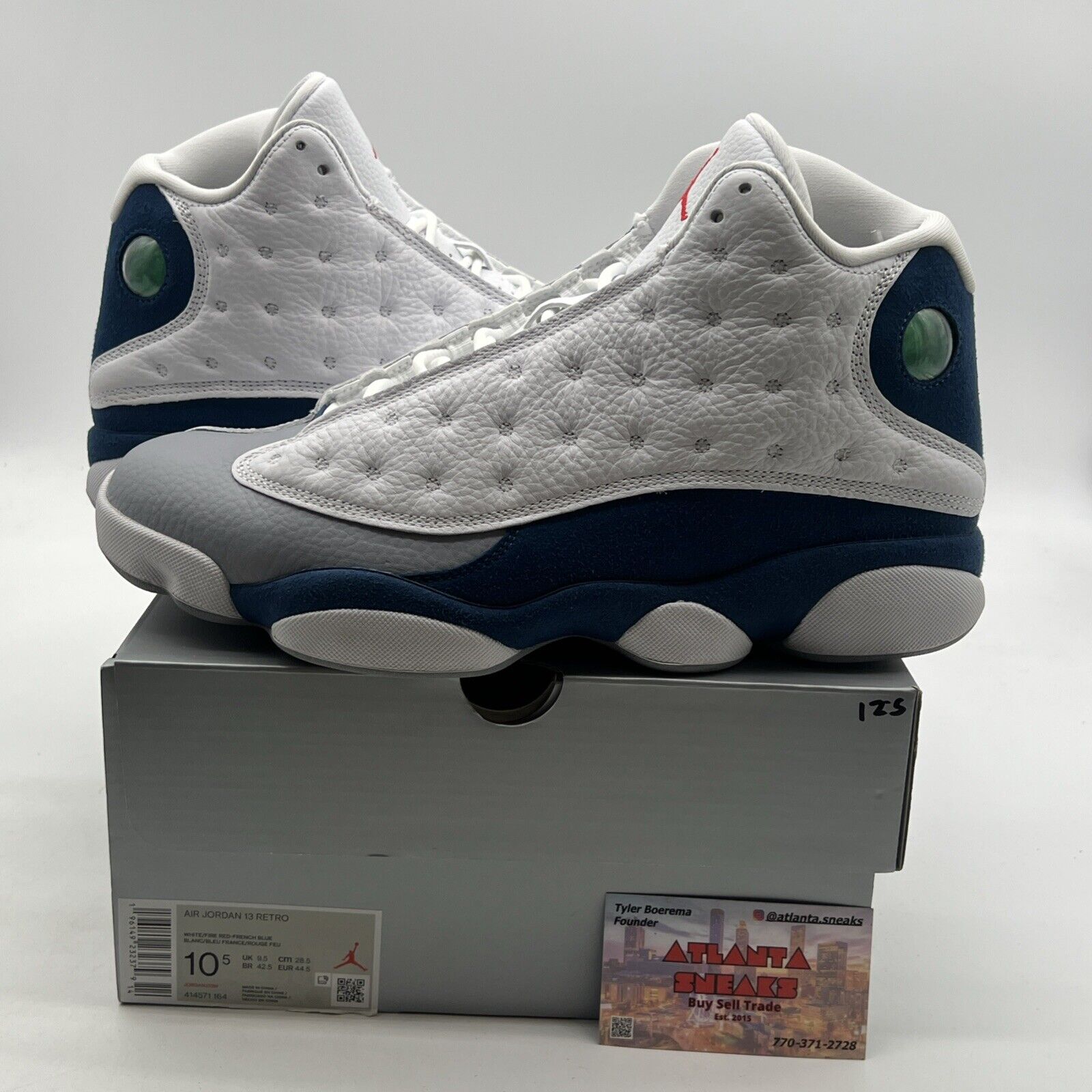 Size 10.5 - Air Jordan 13 Retro Mid French Blue (414571-164)