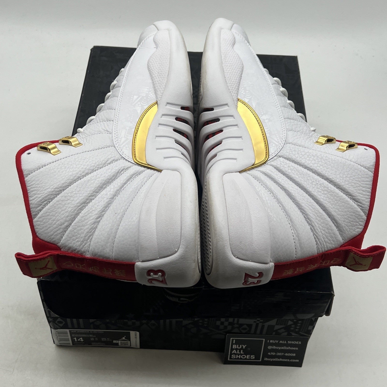 Size 14 - Air Jordan 12 Retro FIBA (130690-107)
