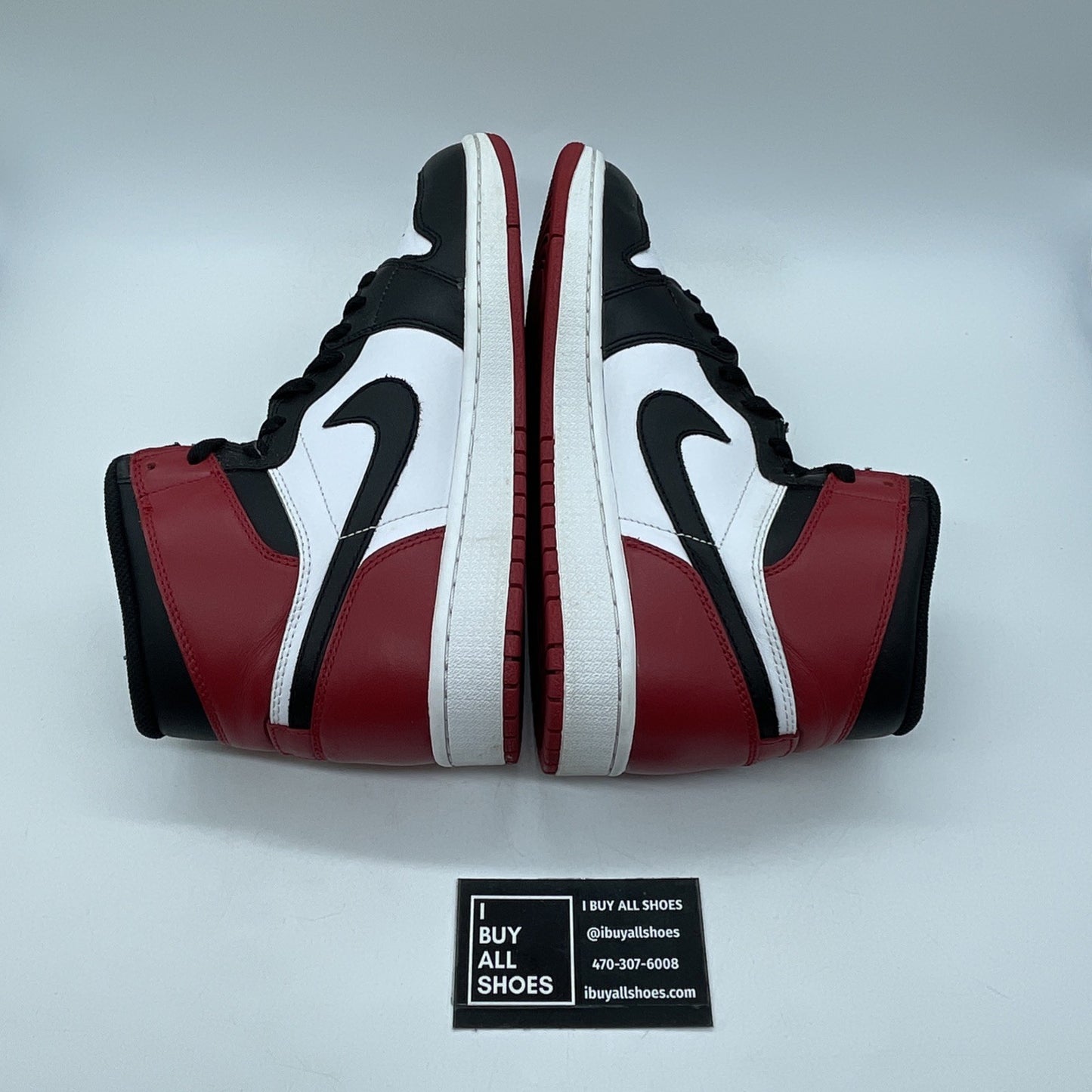 Size 9.5 - Air Jordan 1 Retro OG 2013 High Black Toe Leather (555088-184)