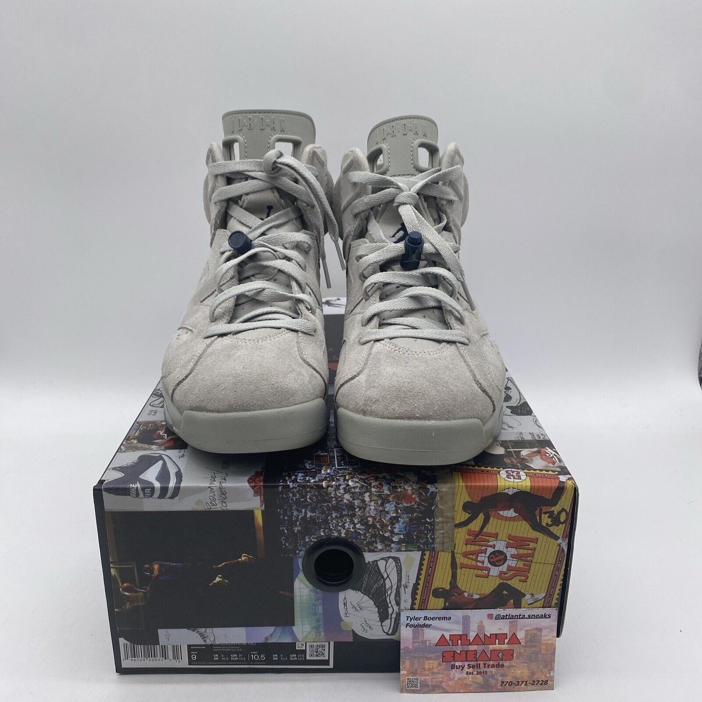 Air Jordan 6 Retro "GEORGETOWN" 2022 - Size 9 - ct8529 012 (5922-11)