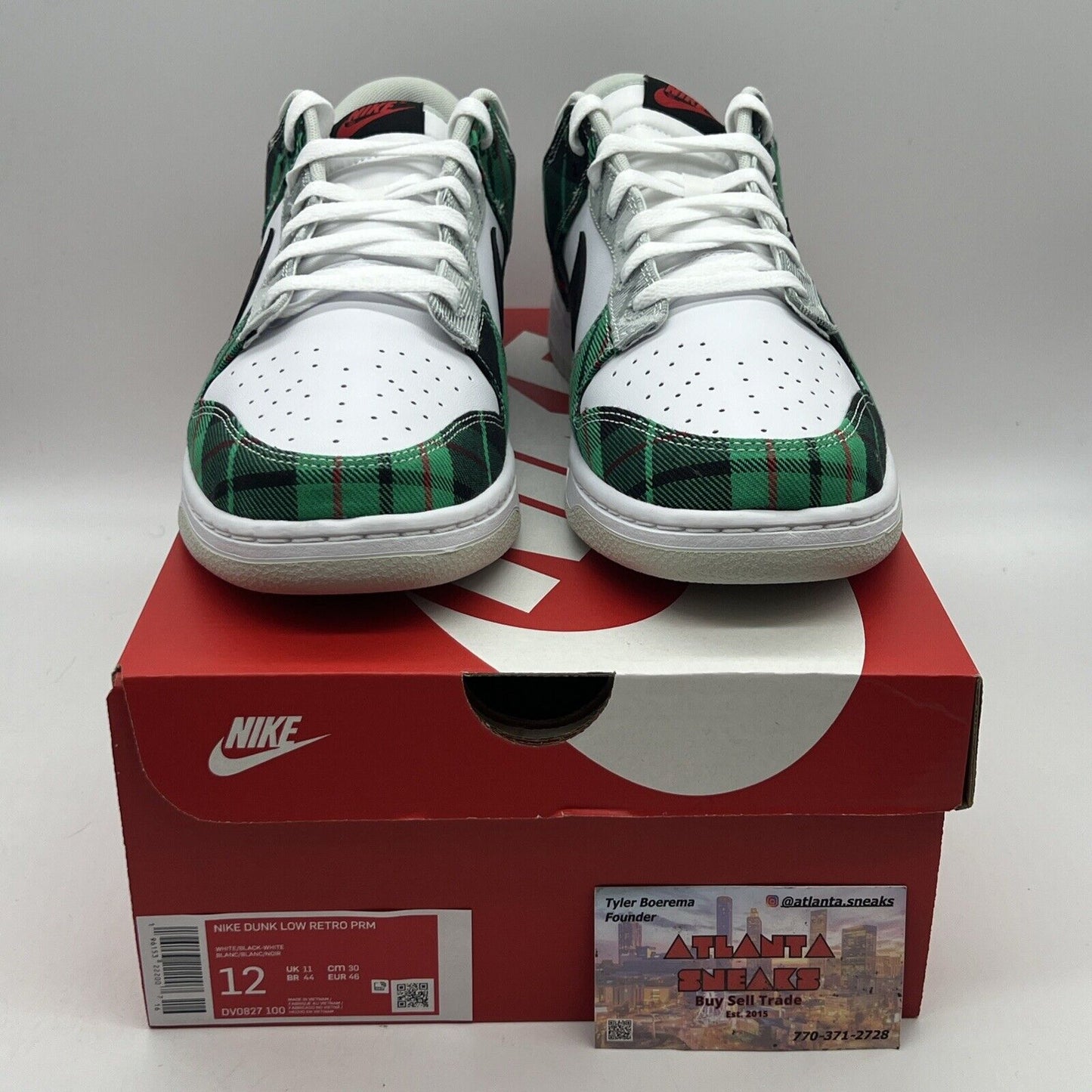 Nike Mens Fashion Sneakers Sz 12 Color White/Black-university Red-stadium Green